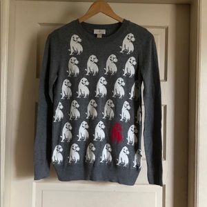 Anne Taylor Loft Puppy Sweater